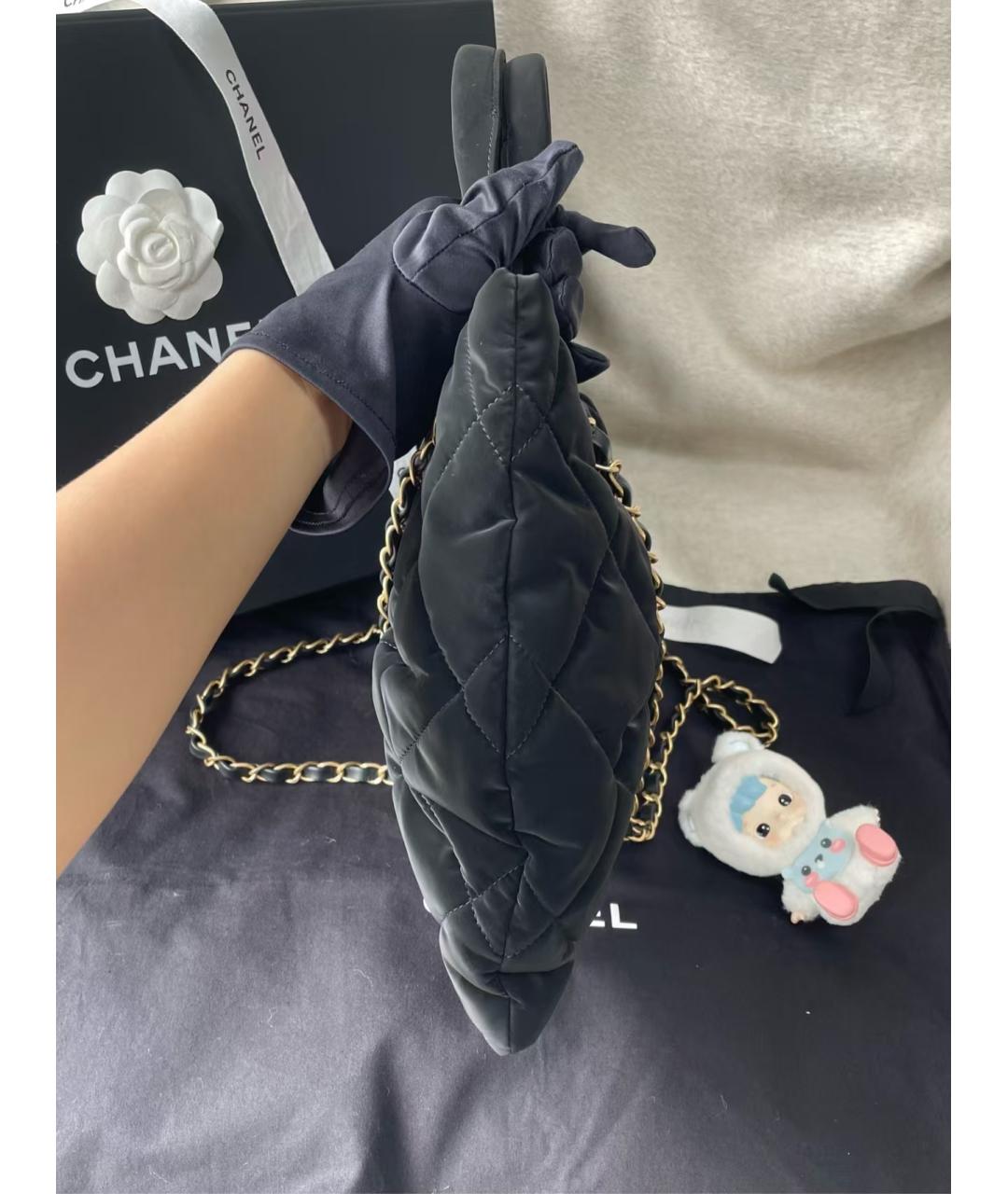 CHANEL Черная сумка через плечо, фото 4