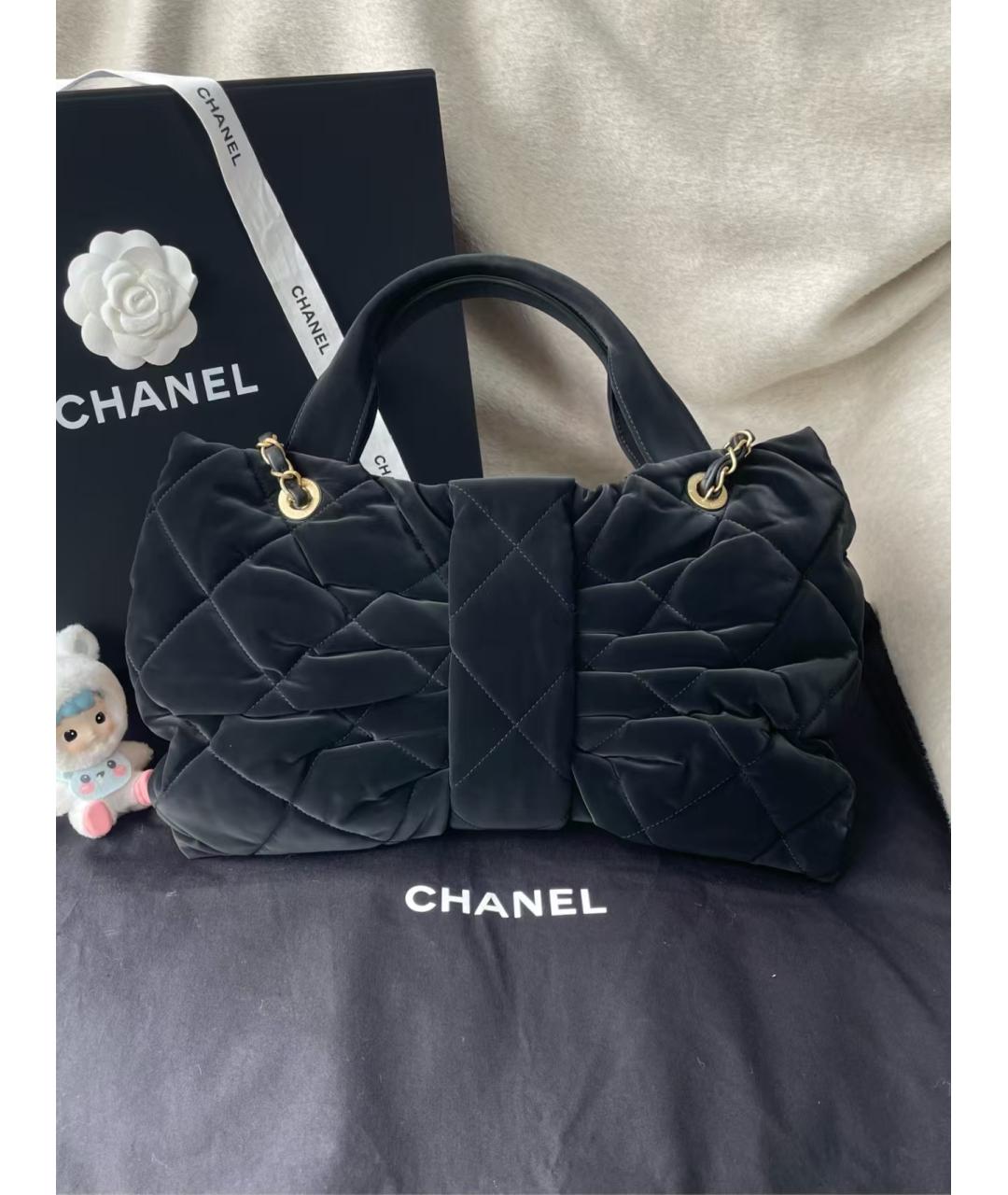 CHANEL Черная сумка через плечо, фото 3