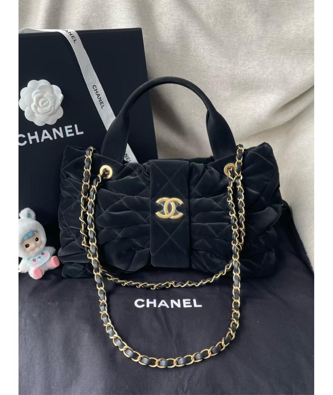 CHANEL Черная сумка через плечо, фото 2