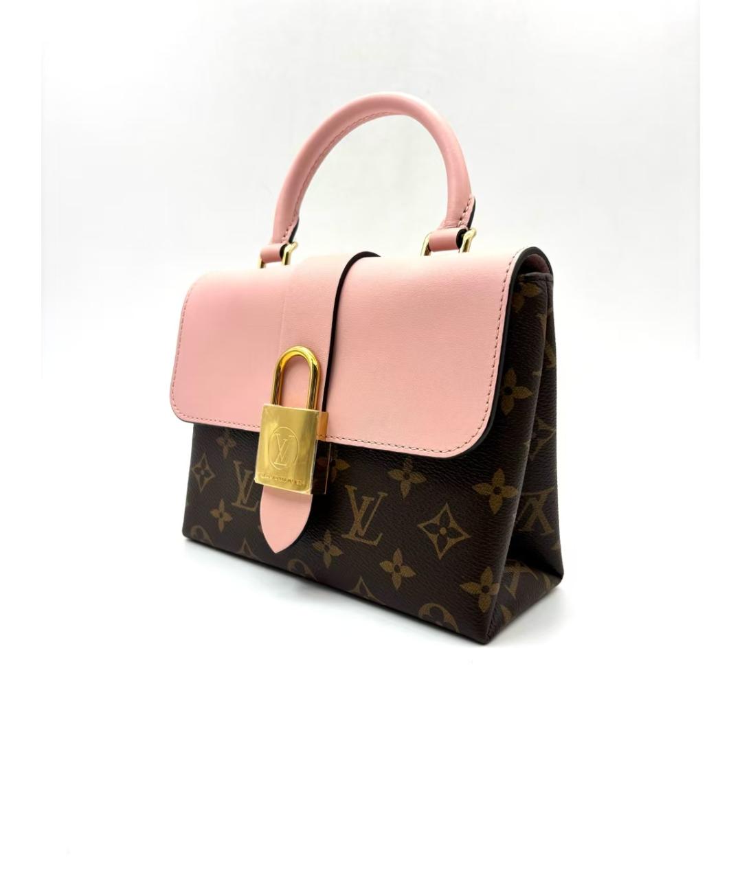 LOUIS VUITTON Розовая кожаная сумка через плечо, фото 5
