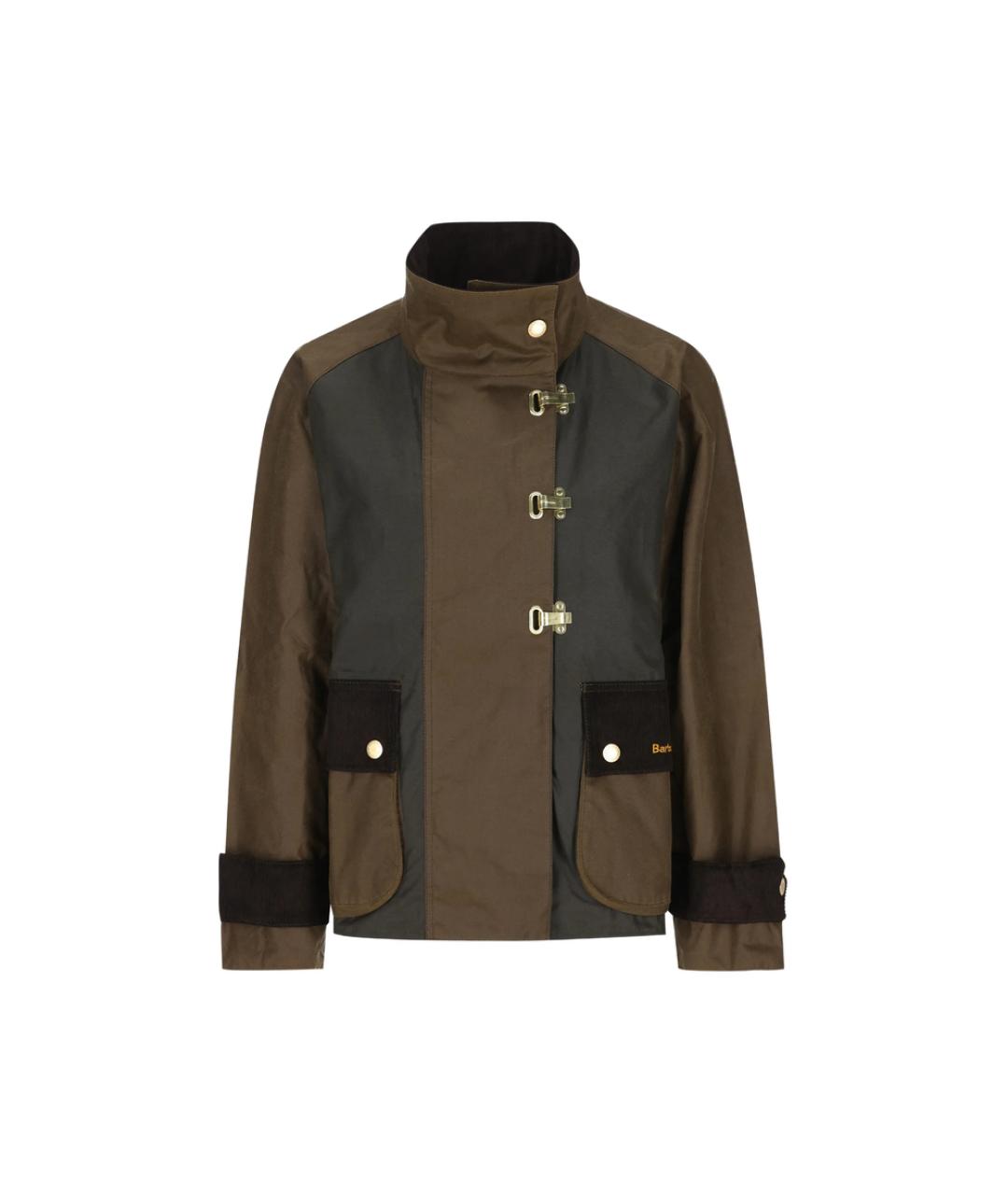 BARBOUR Коричневая хлопковая куртка, фото 1