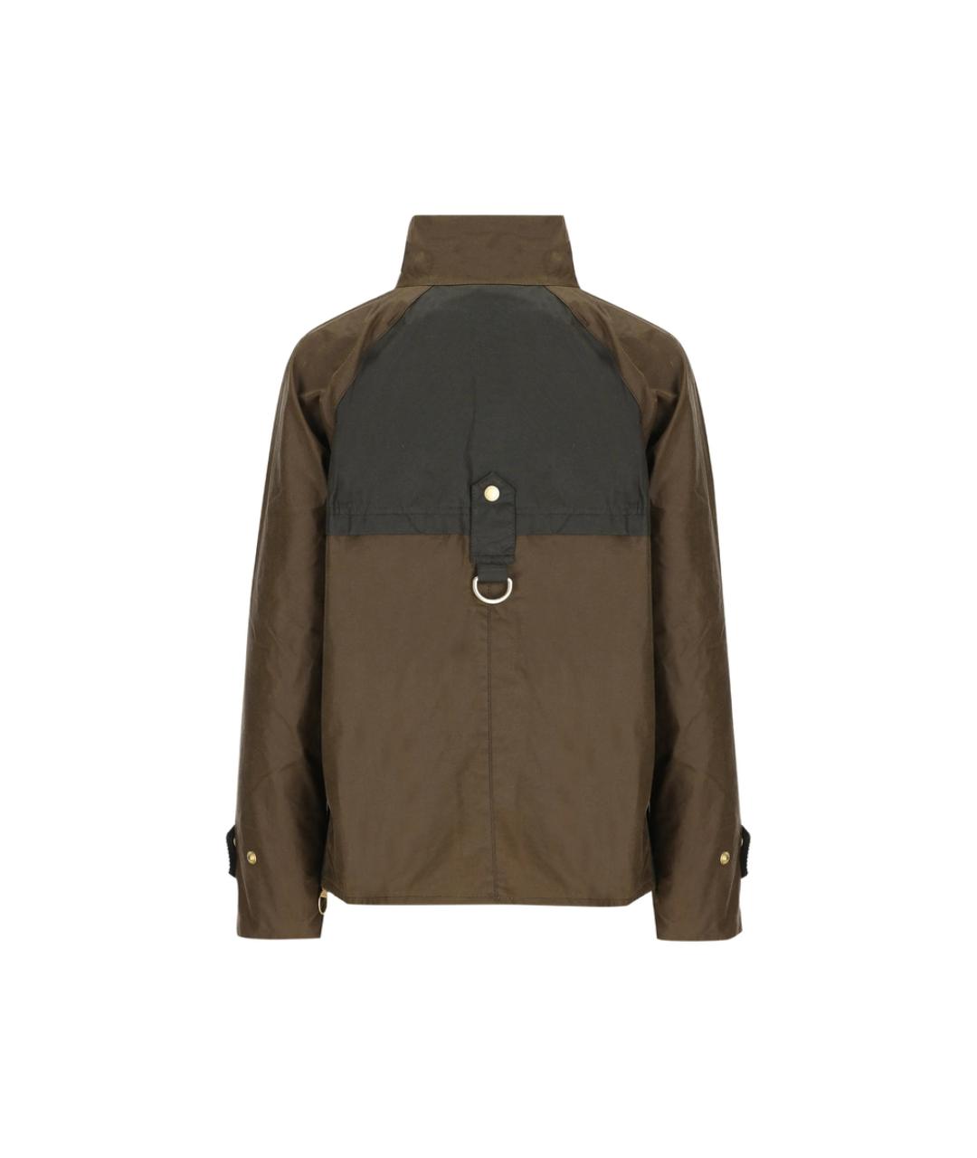 BARBOUR Коричневая хлопковая куртка, фото 4