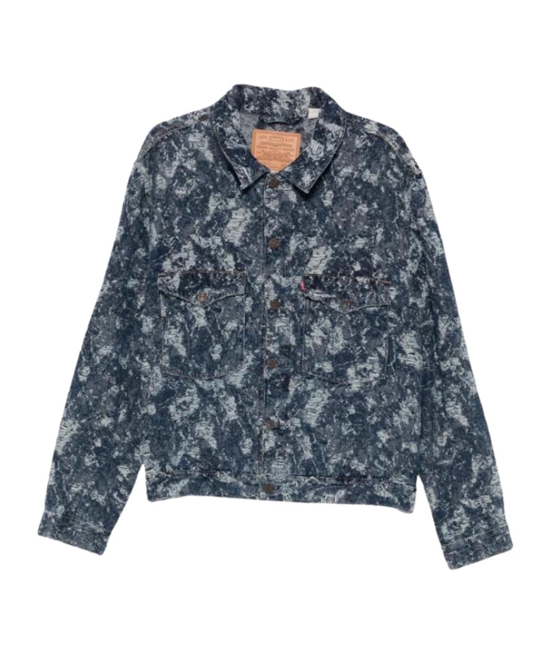 LEVI'S Синяя хлопковая куртка, фото 1