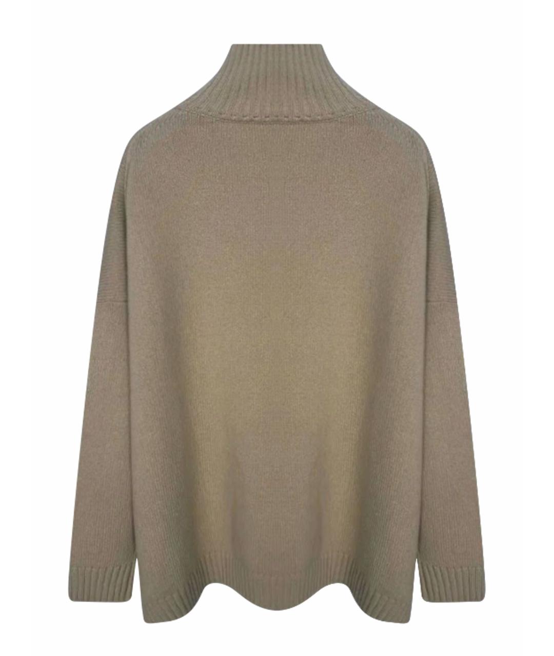 WEEKEND MAX MARA Бежевый шерстяной джемпер / свитер, фото 1