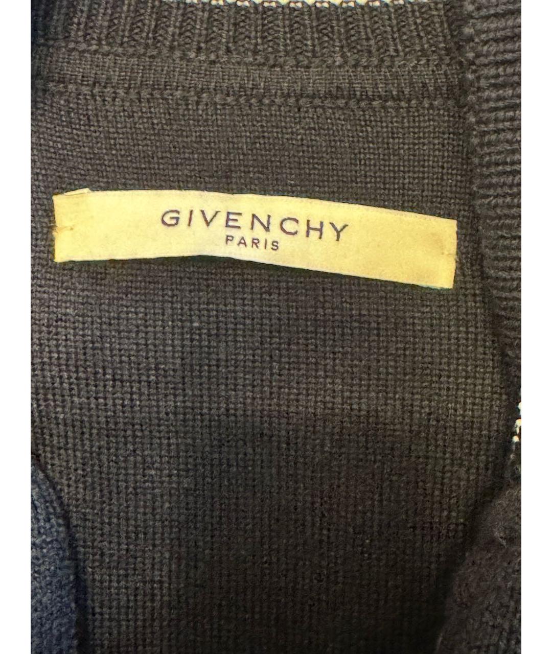 GIVENCHY Темно-синяя шерстяная куртка, фото 3