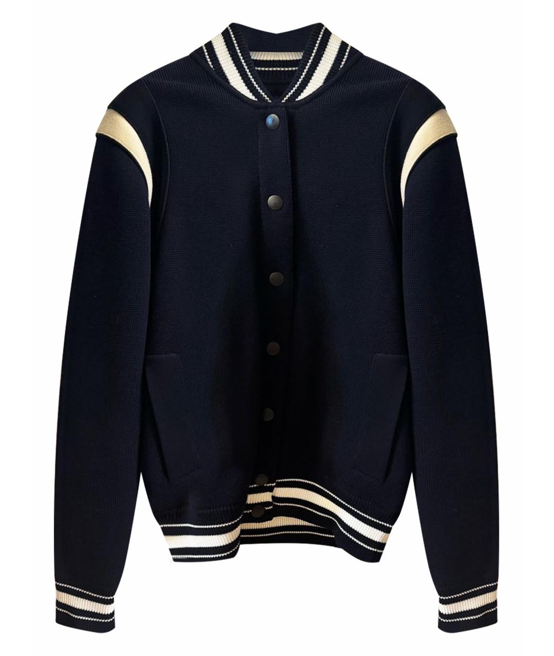 GIVENCHY Темно-синяя шерстяная куртка, фото 1
