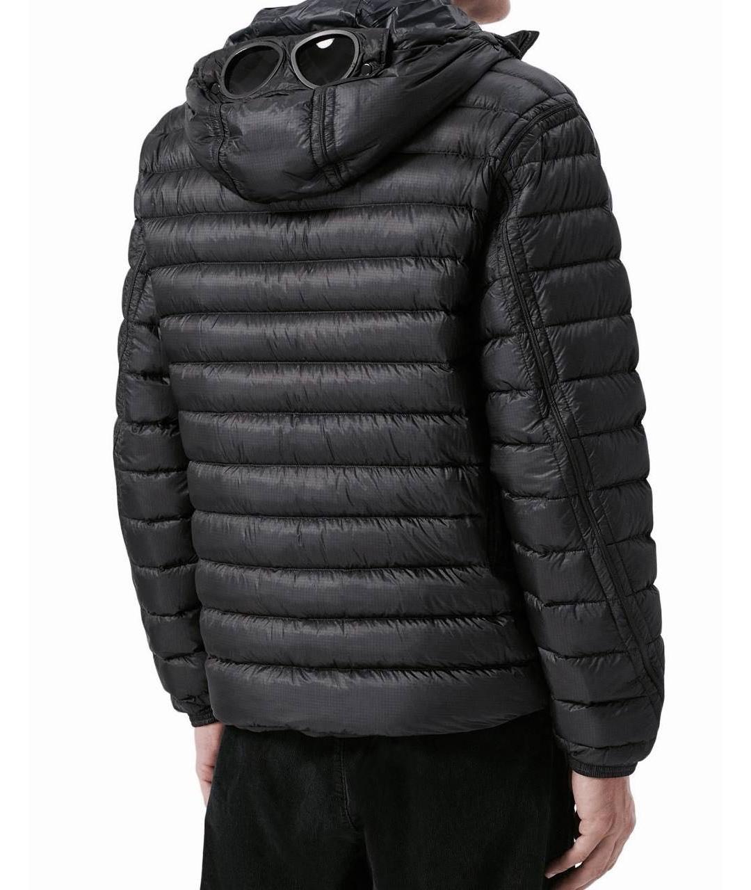 CP COMPANY Черный нейлоновый пуховик, фото 4