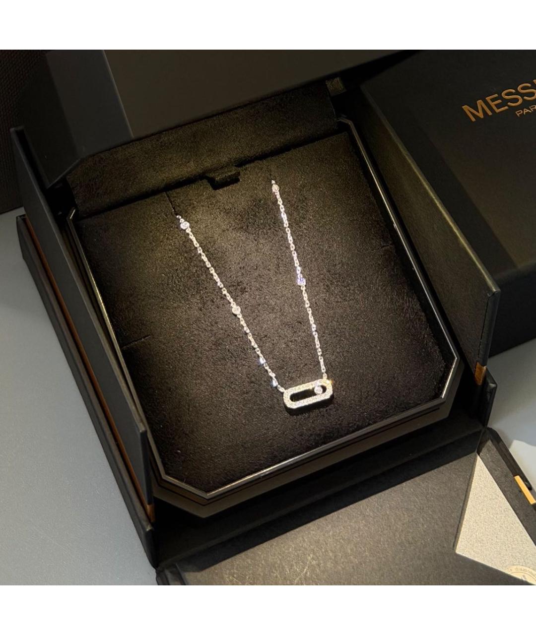 MESSIKA Серая подвеска из белого золота, фото 3