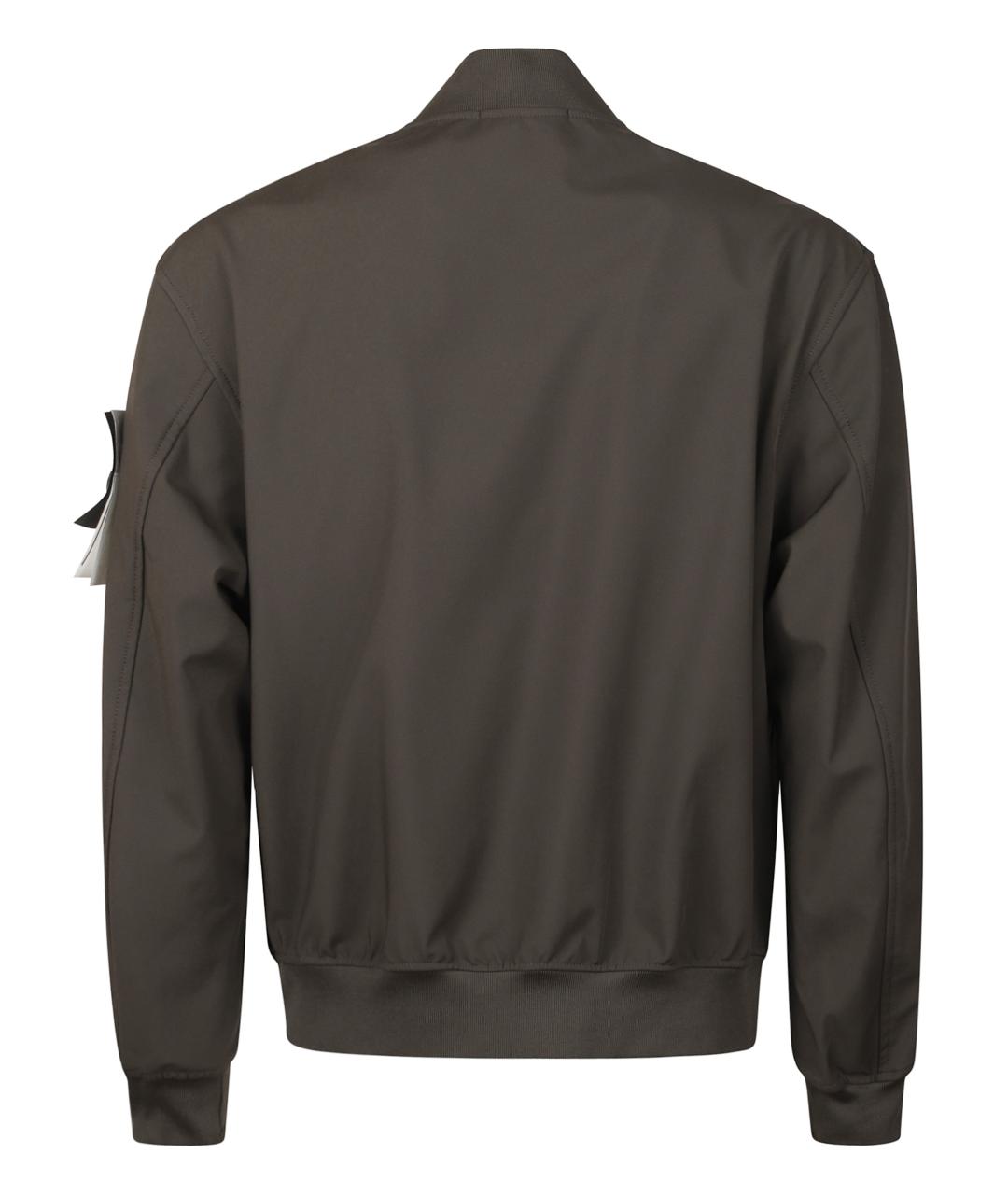 STONE ISLAND Серая полиэстеровая куртка, фото 3