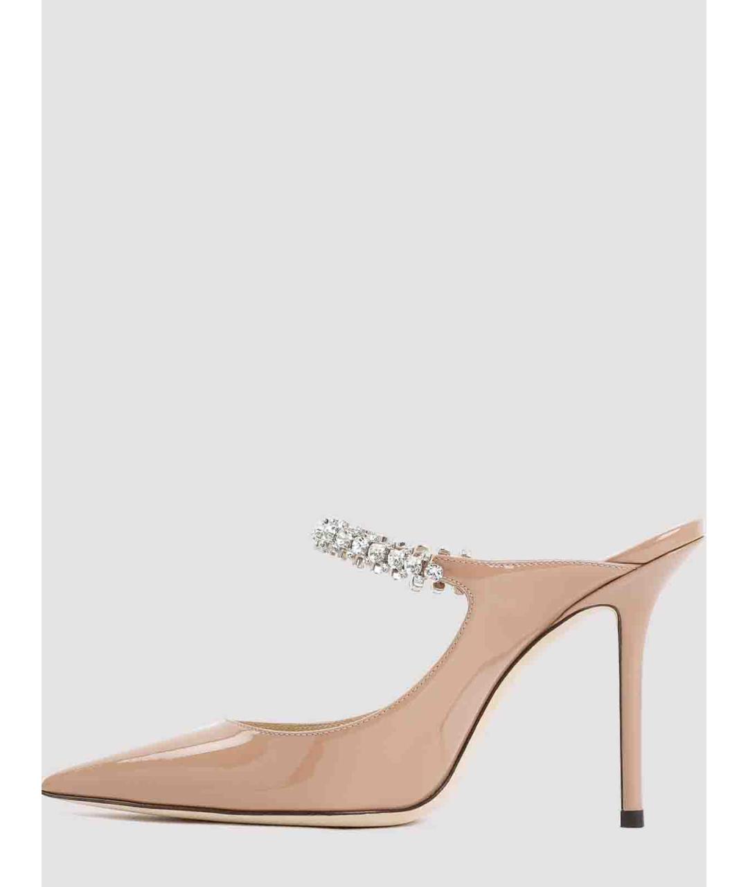 JIMMY CHOO Розовые туфли из лакированной кожи, фото 3