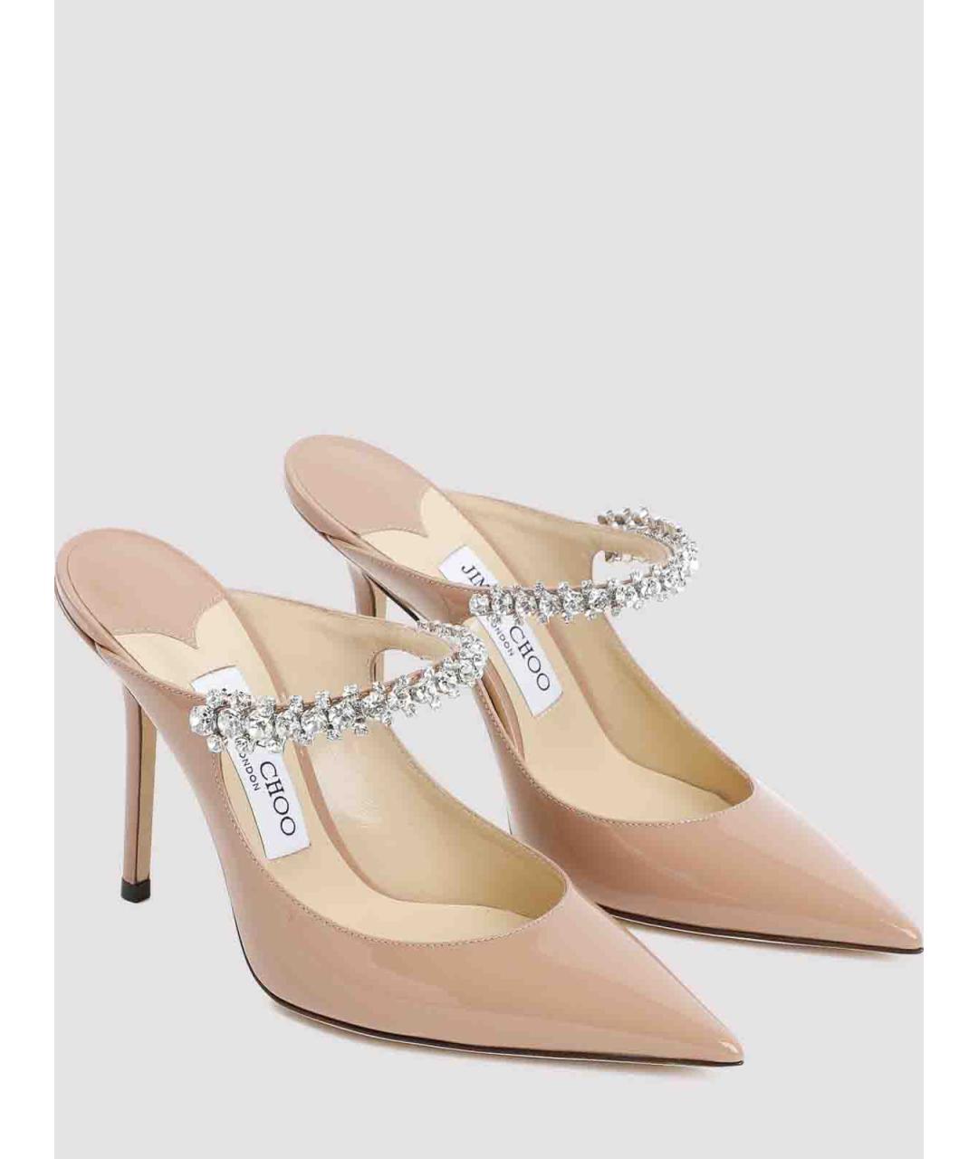 JIMMY CHOO Розовые туфли из лакированной кожи, фото 2