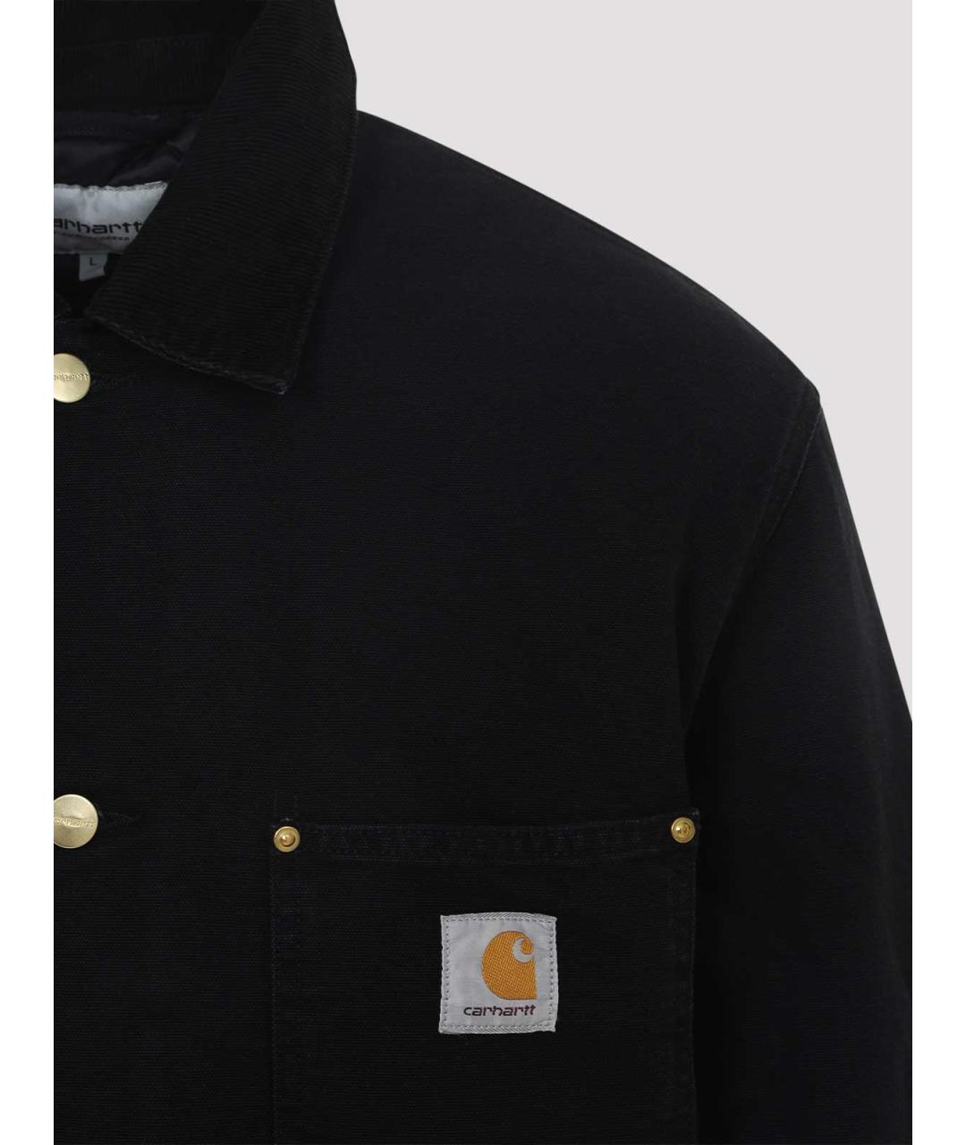 CARHARTT Черная хлопковая куртка, фото 4