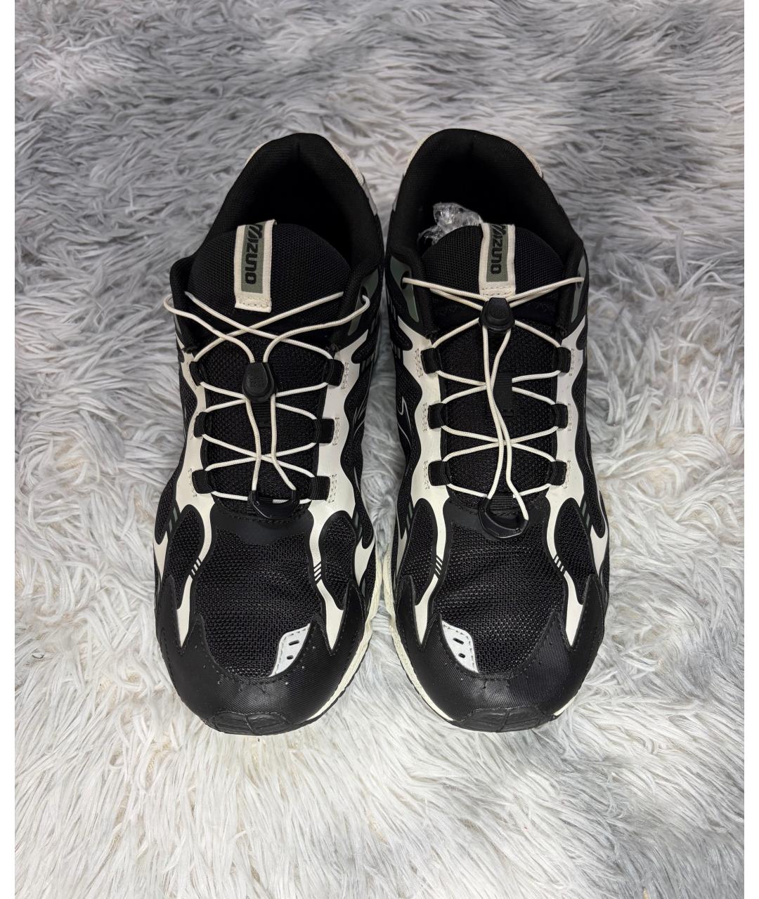 MIZUNO Черные текстильные низкие кроссовки / кеды, фото 2
