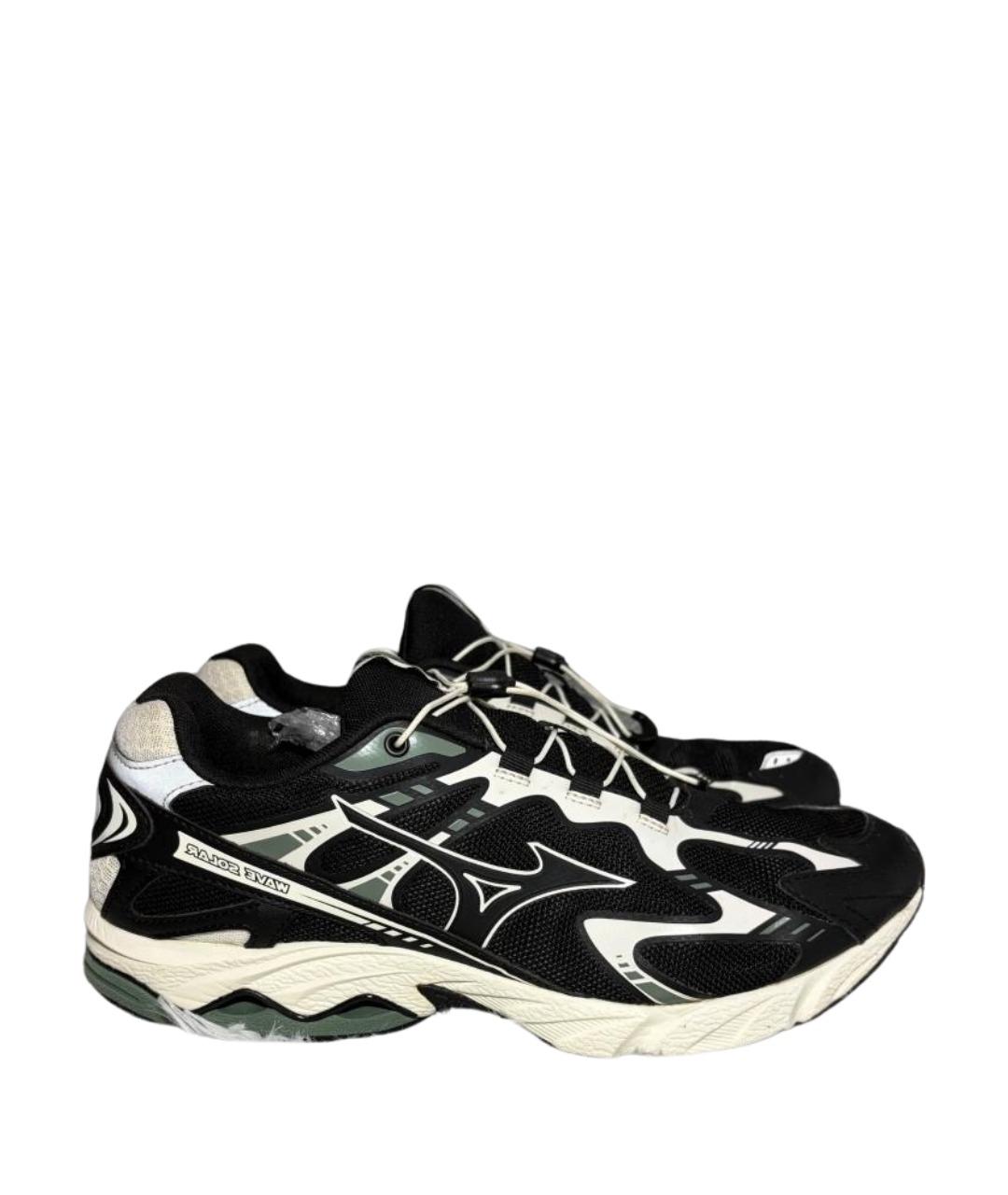 MIZUNO Черные текстильные низкие кроссовки / кеды, фото 1
