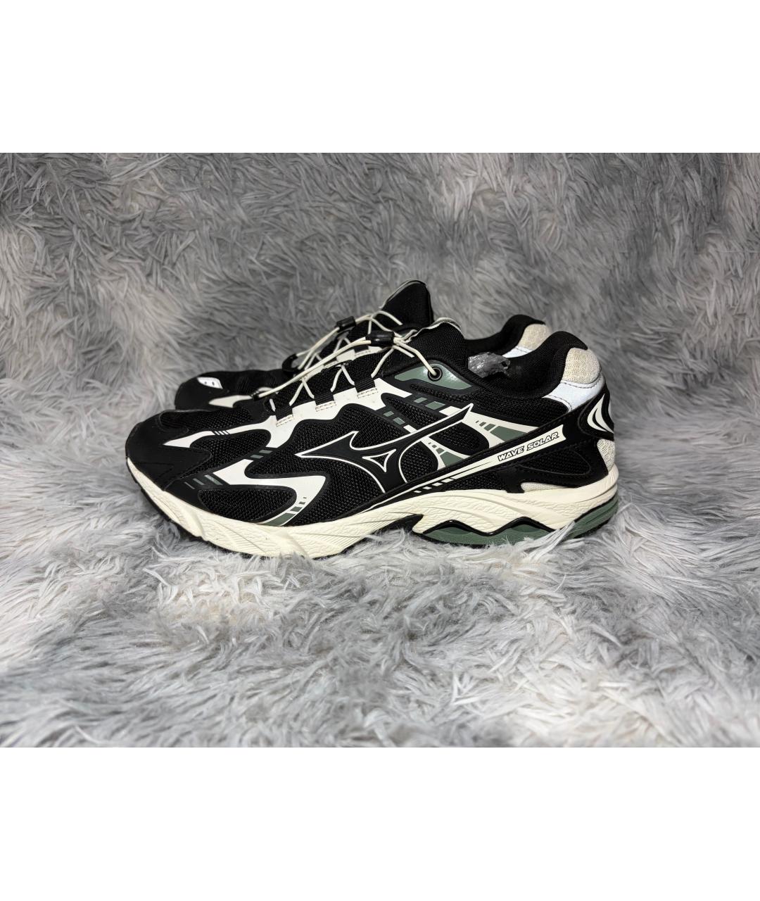MIZUNO Черные текстильные низкие кроссовки / кеды, фото 8
