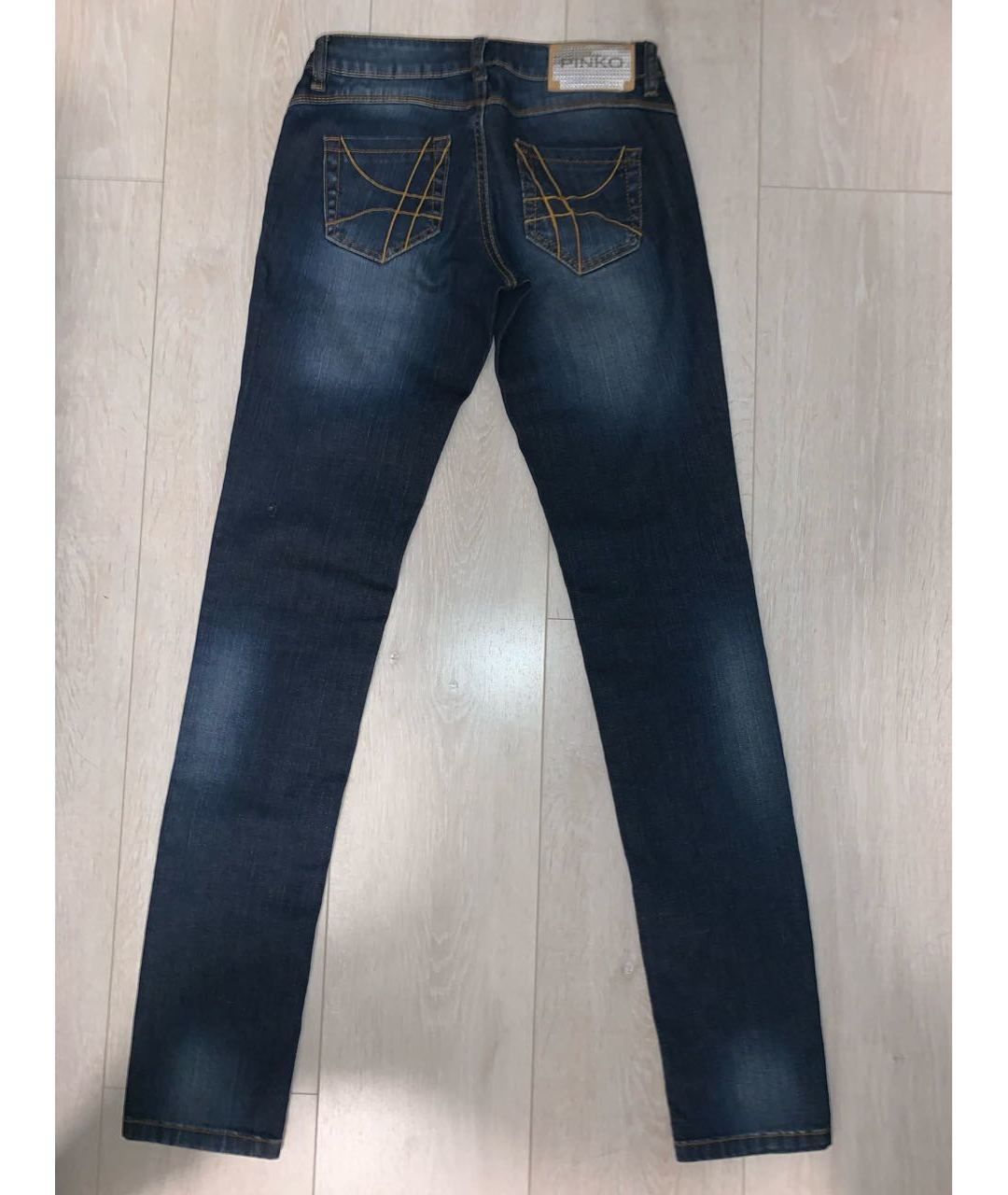 PINKO Хлопко-эластановые прямые джинсы, фото 2