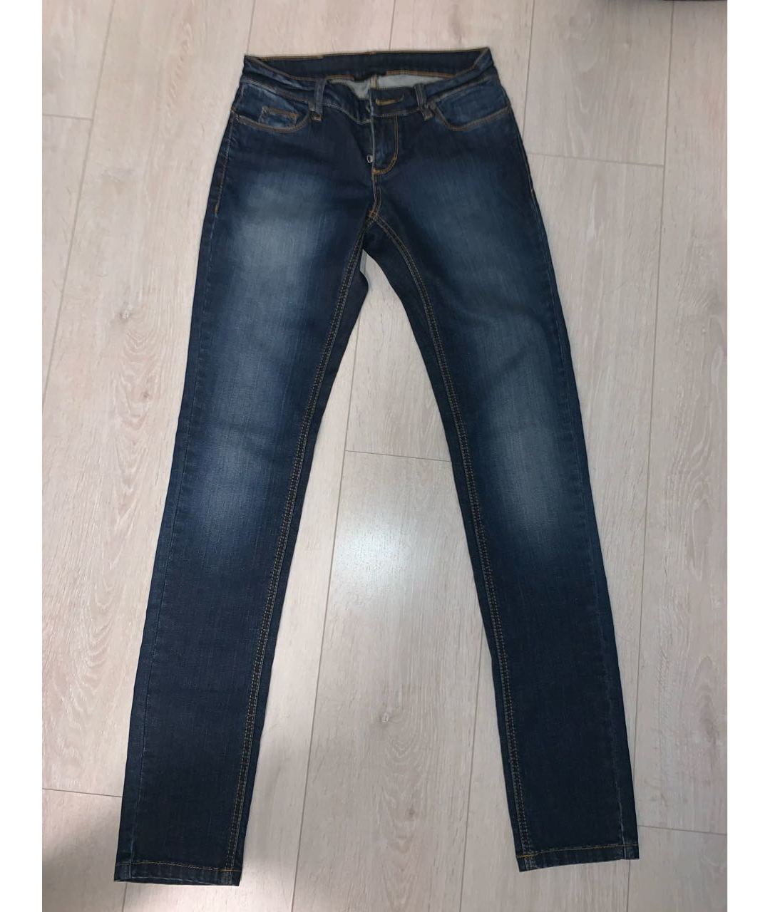 PINKO Хлопко-эластановые прямые джинсы, фото 5