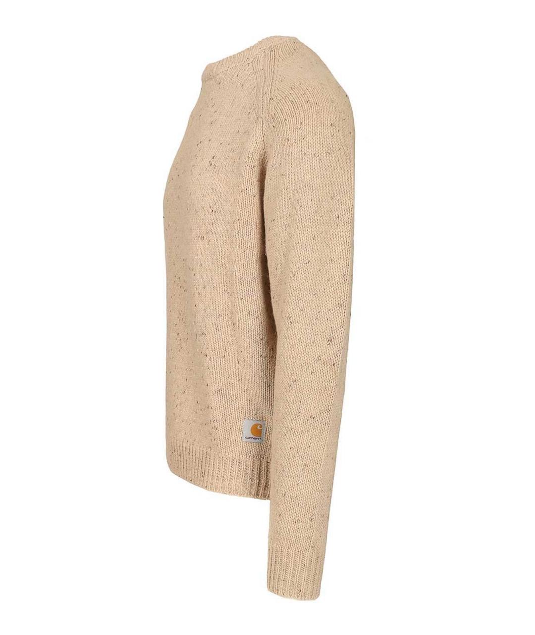 CARHARTT Бежевый хлопковый джемпер / свитер, фото 3