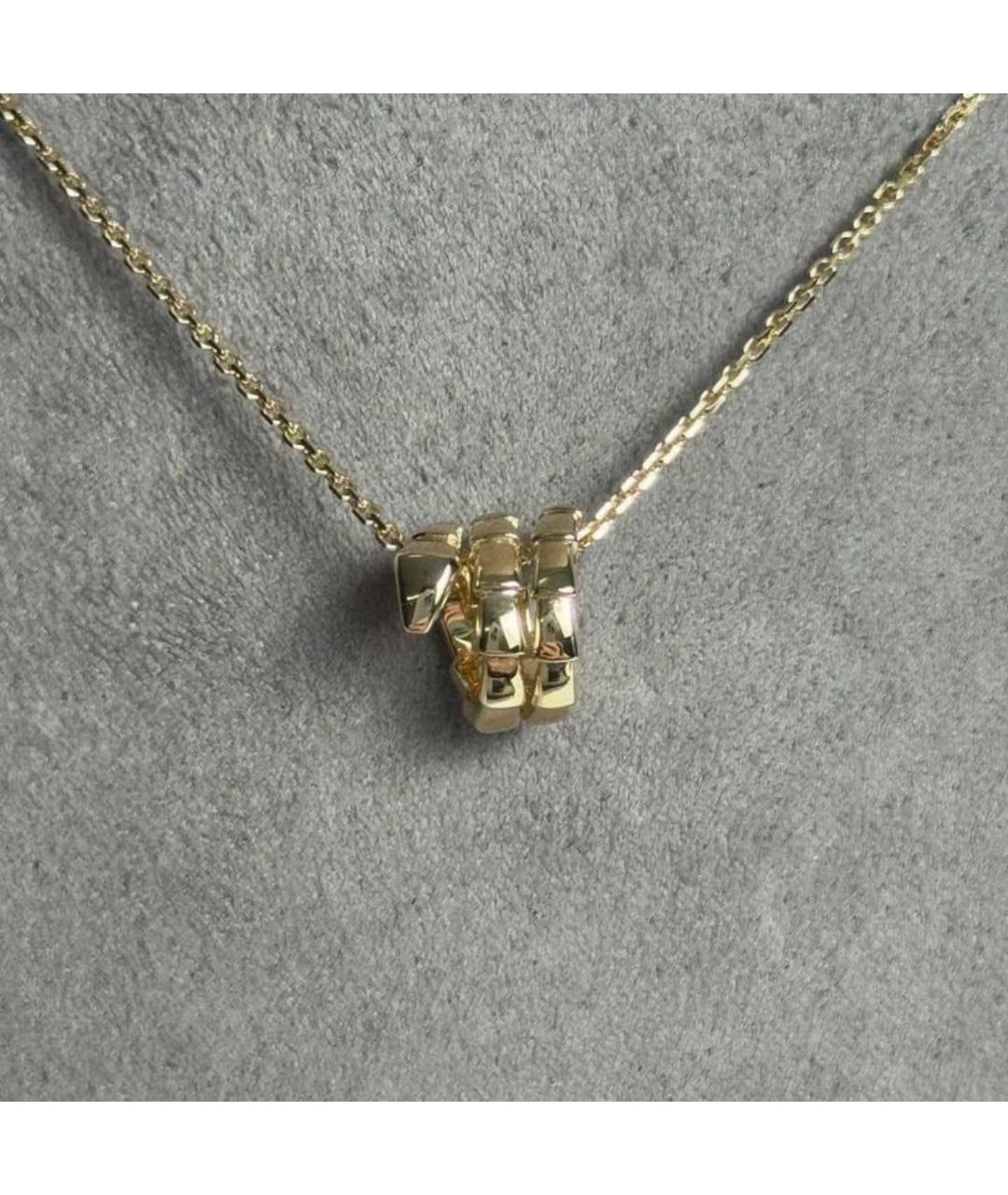 BVLGARI Золотое колье из желтого золота, фото 5