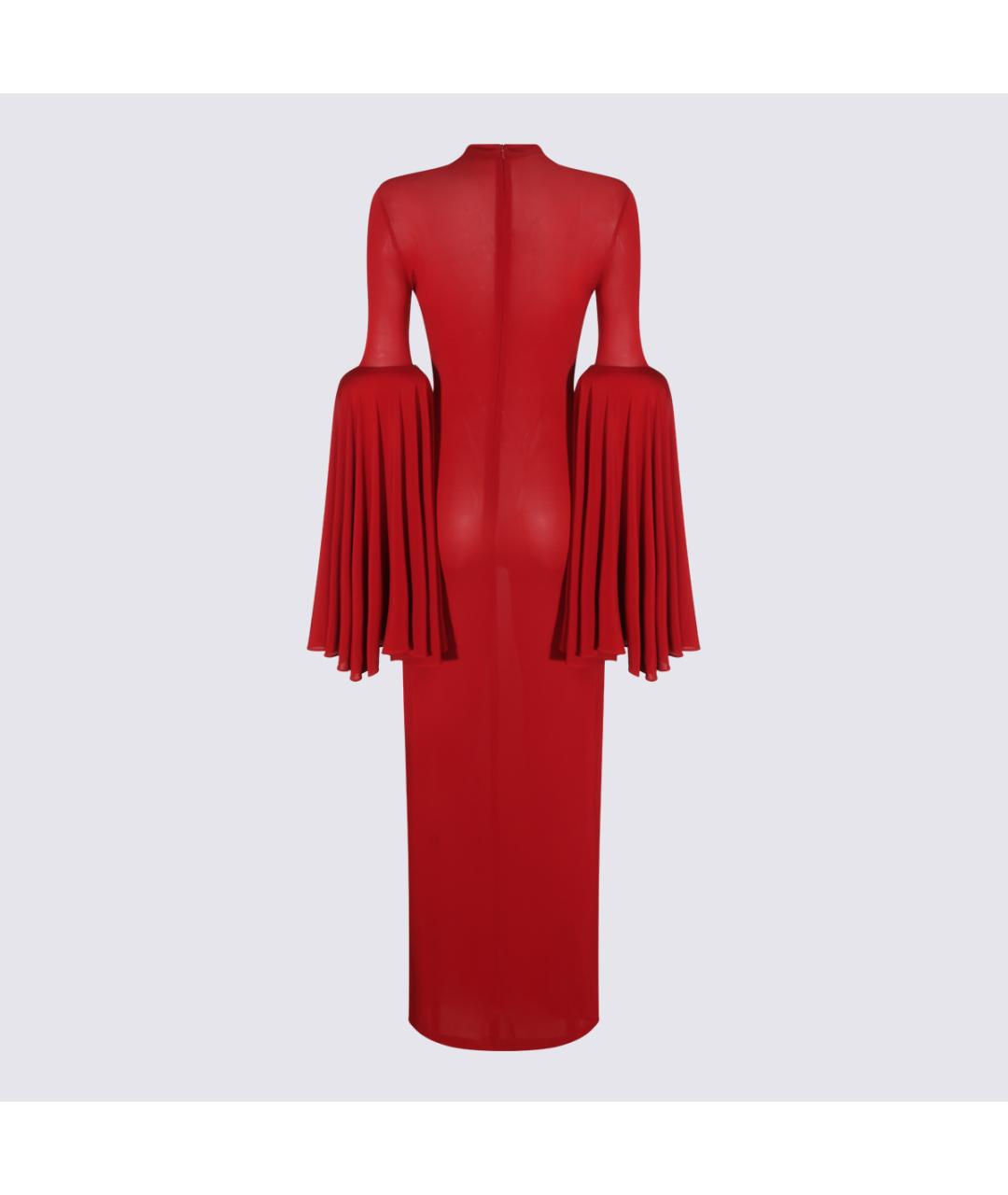 JEAN PAUL GAULTIER Бордовое платье, фото 2