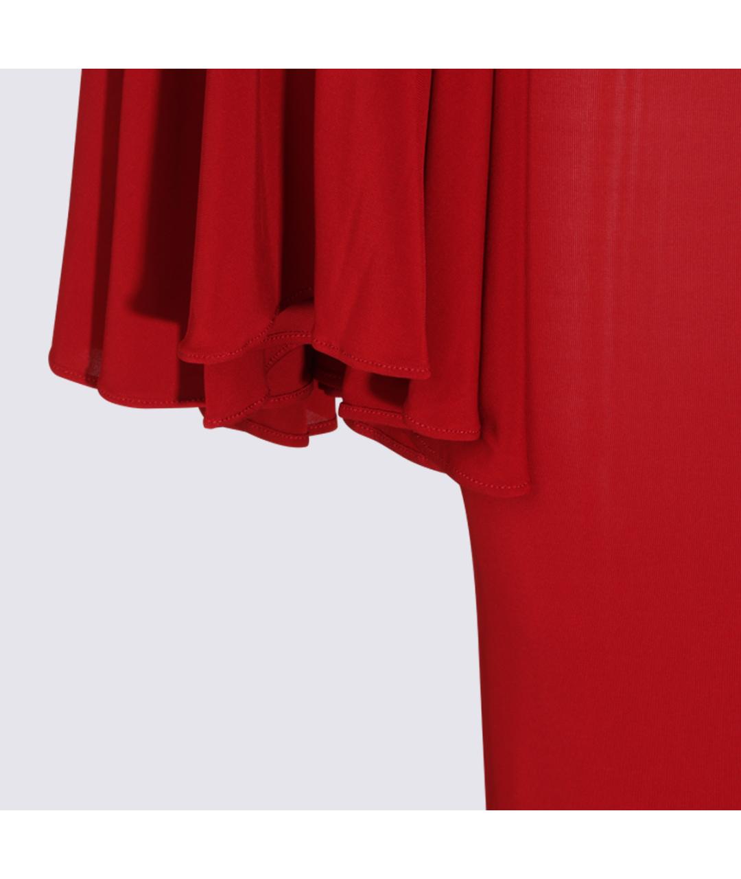 JEAN PAUL GAULTIER Бордовое платье, фото 4