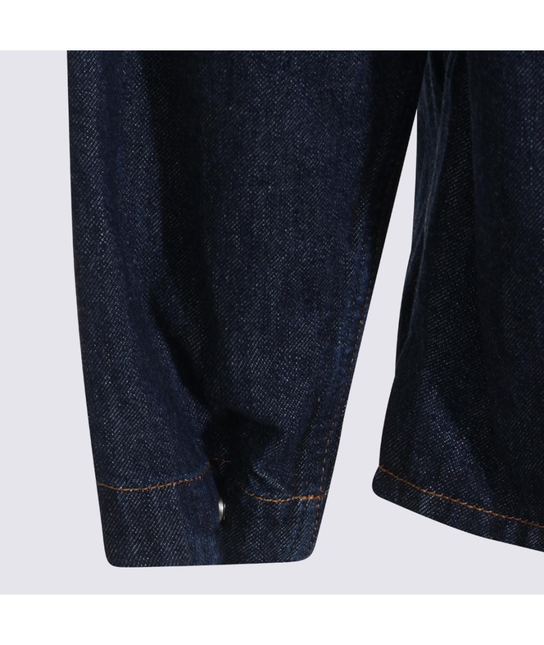 STONE ISLAND Синяя хлопковая куртка, фото 5