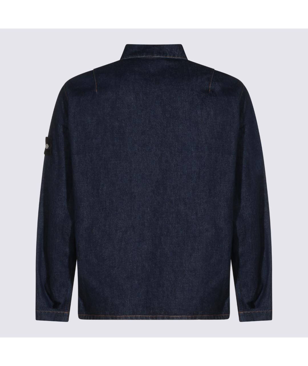 STONE ISLAND Синяя хлопковая куртка, фото 2