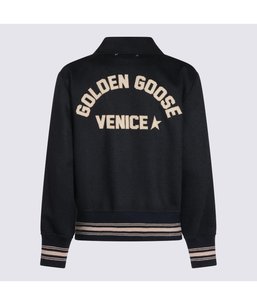 GOLDEN GOOSE Темно-синяя шерстяная куртка, фото 2