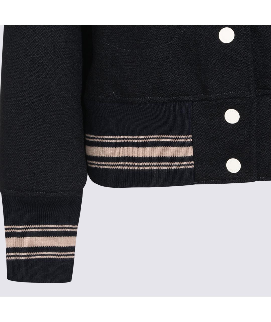GOLDEN GOOSE Темно-синяя шерстяная куртка, фото 4
