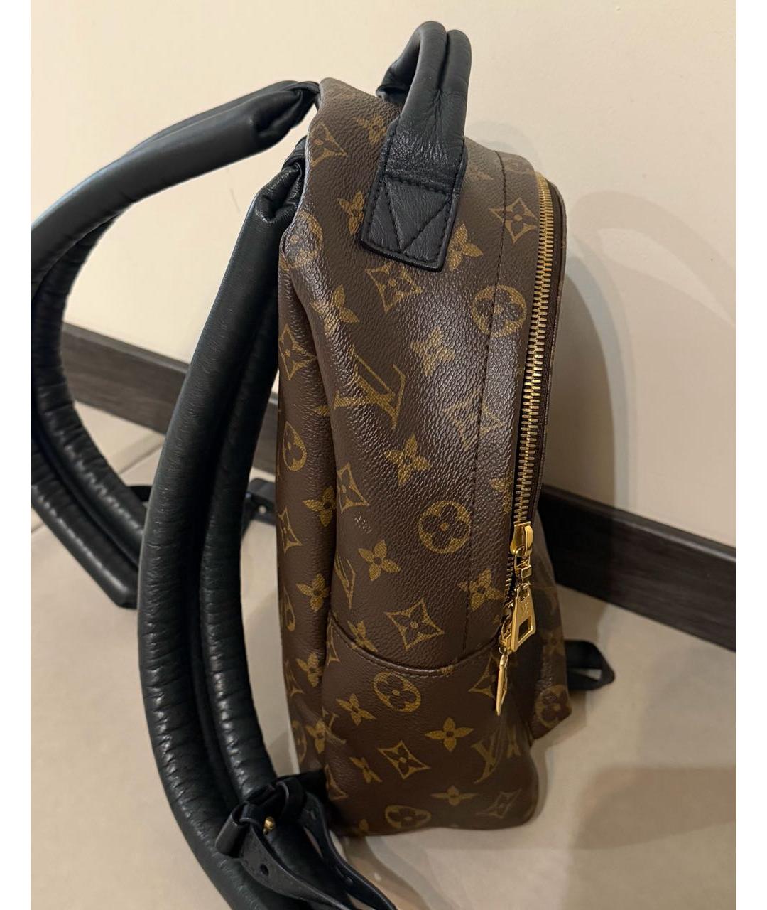 LOUIS VUITTON Коричневый рюкзак из канвы, фото 2