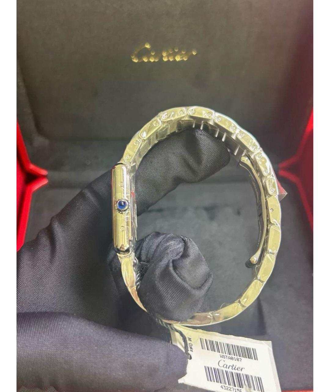 CARTIER Серебряные часы, фото 5