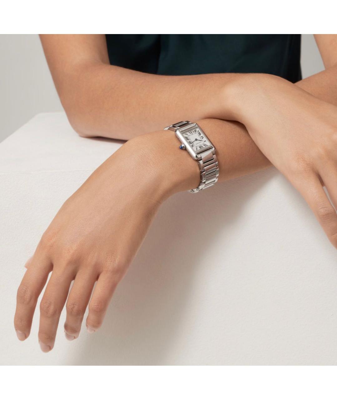 CARTIER Серебряные часы, фото 3