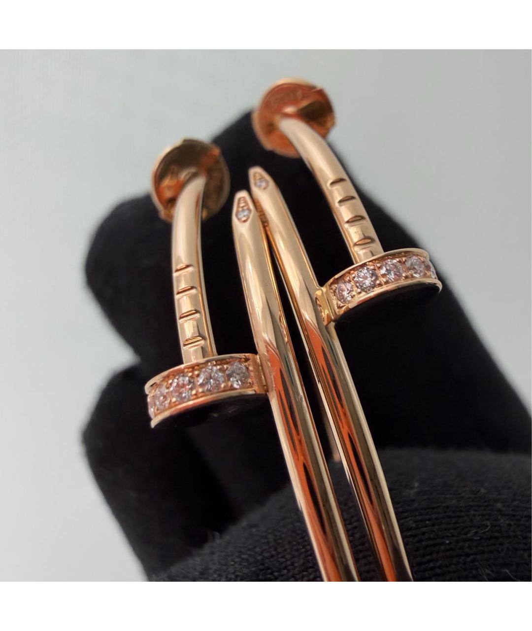 CARTIER Золотые серьги из розового золота, фото 6