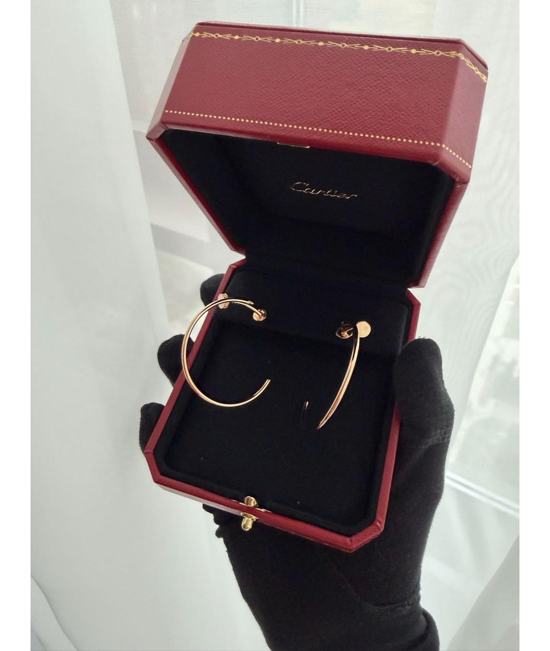 CARTIER Золотые серьги из розового золота, фото 7