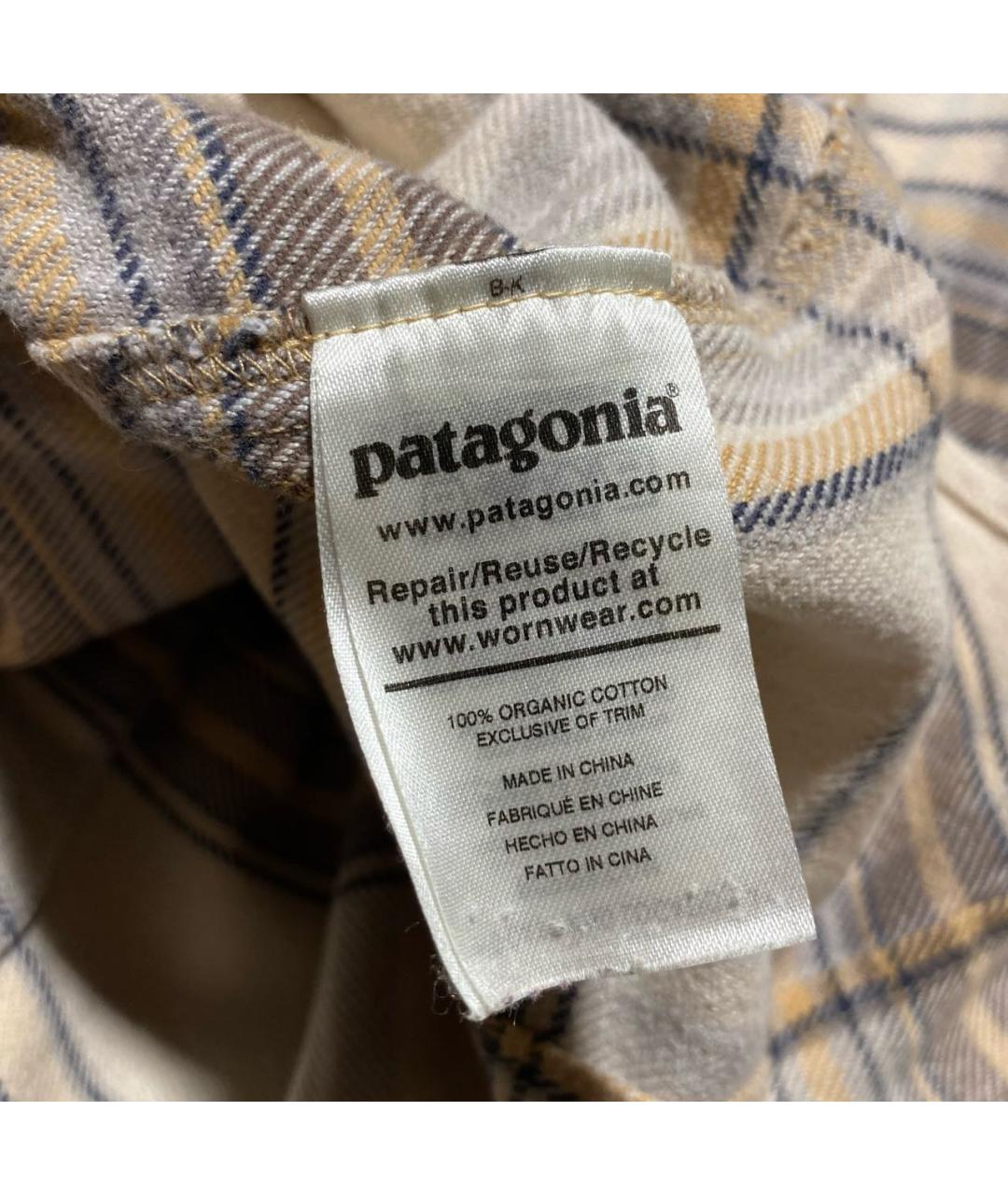 PATAGONIA Бежевая хлопковая рубашка, фото 8