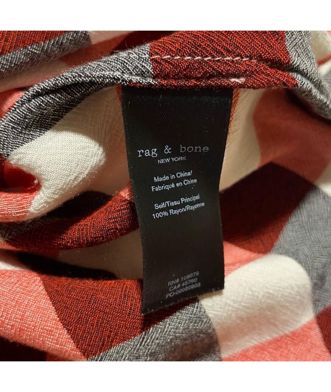 RAG & BONE Мульти вискозная блузы, фото 8