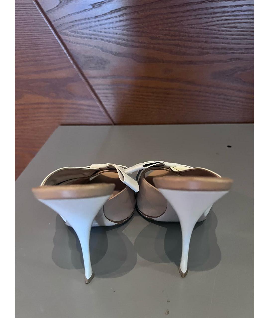 MIU MIU Кожаные мюли, фото 4