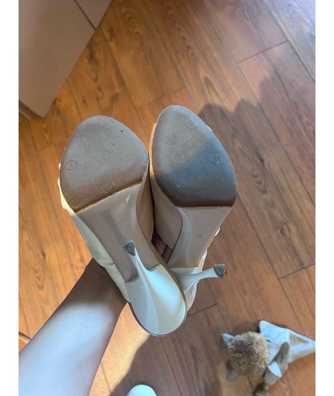 MIU MIU Кожаные мюли, фото 6