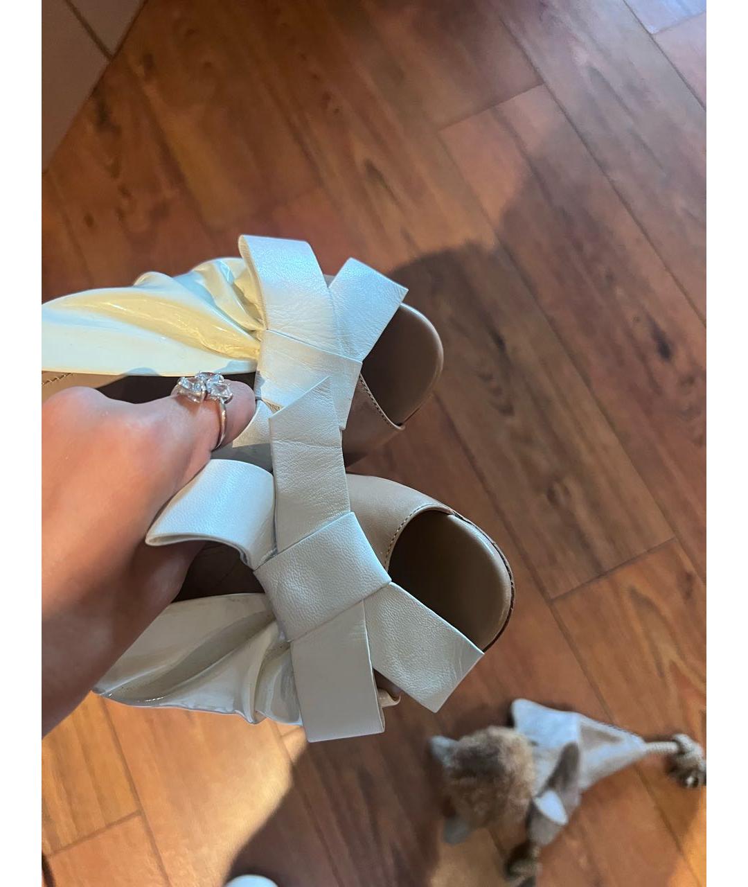 MIU MIU Кожаные мюли, фото 5