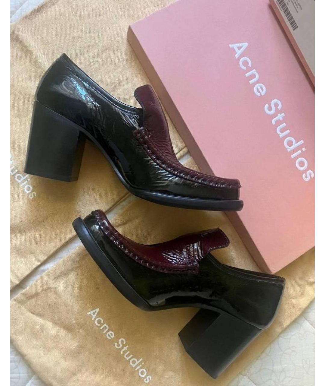 ACNE STUDIOS Лоферы из лакированной кожи, фото 5