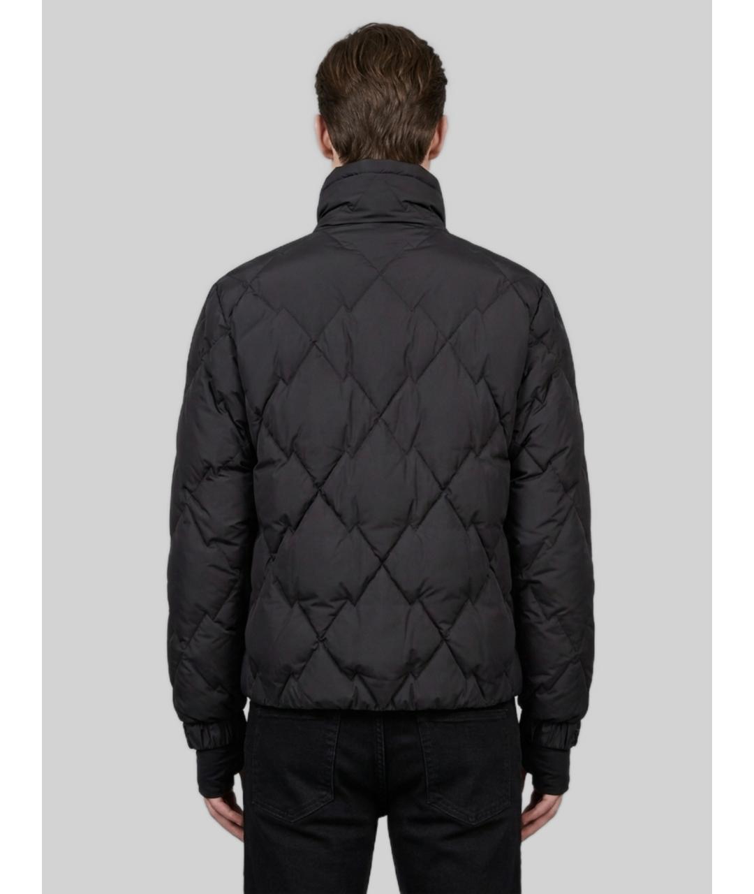 MONCLER GRENOBLE Черный полиэстеровый пуховик, фото 4