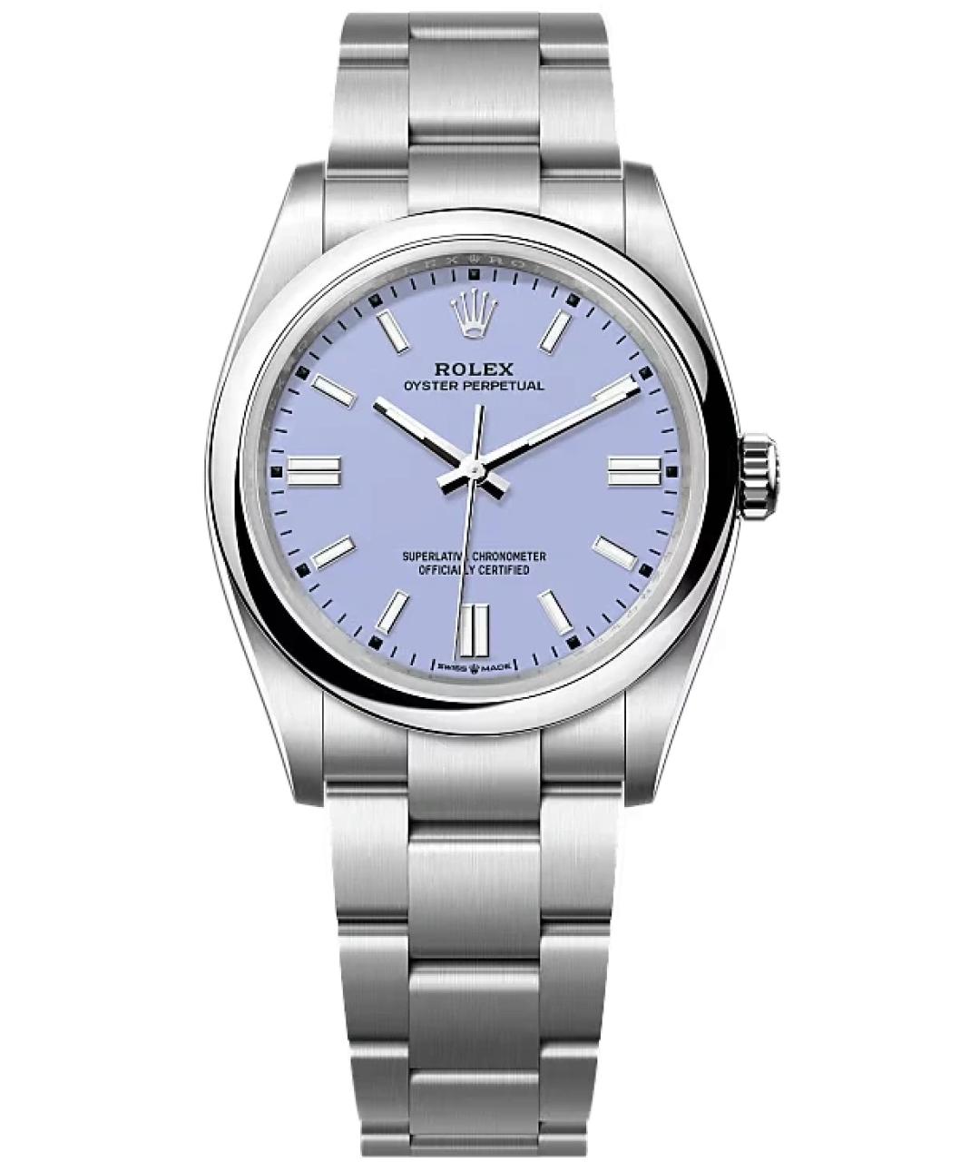 ROLEX Фиолетовые часы, фото 10