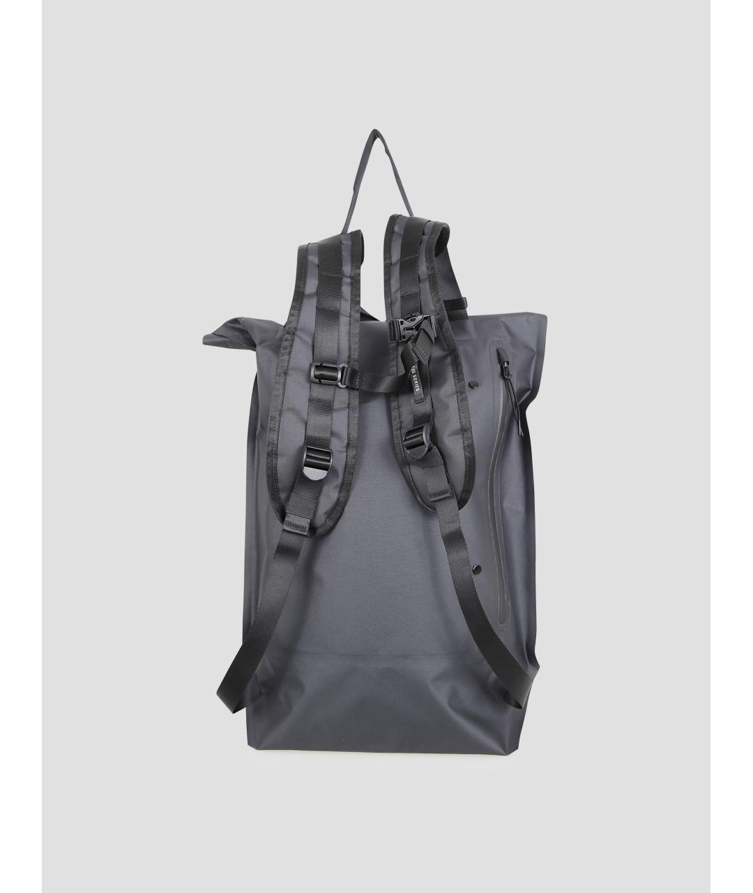 CP COMPANY Антрацитовый нейлоновый рюкзак, фото 3