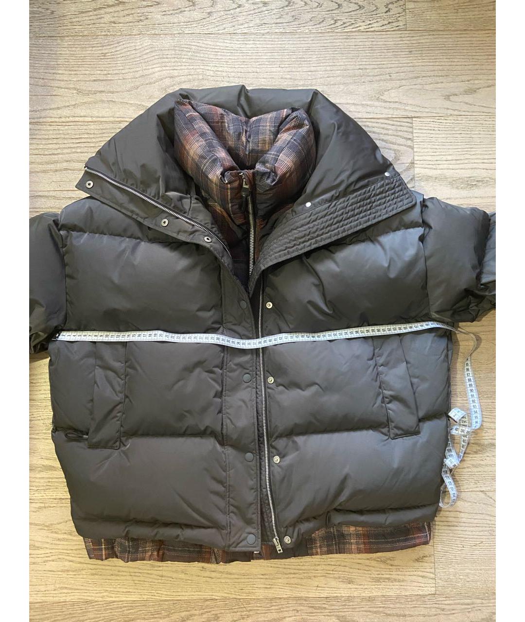 ACNE STUDIOS Антрацитовый полиэстеровый пуховик, фото 2