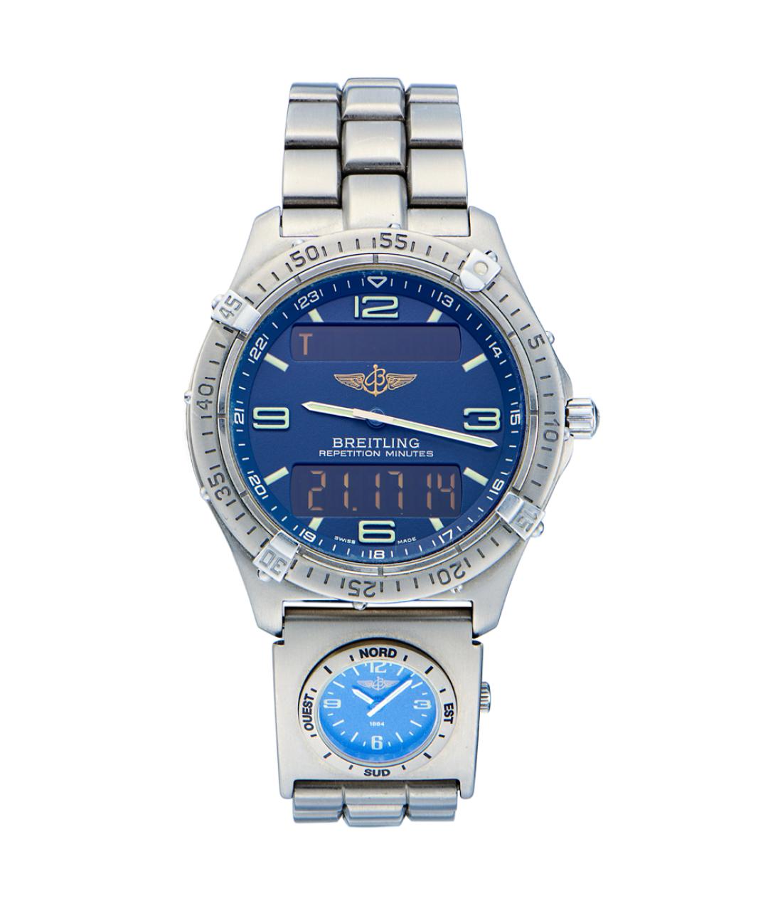 BREITLING Синие часы, фото 1