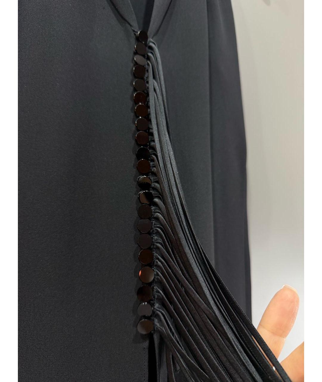 ALEXANDER WANG Черная шелковая блузы, фото 3
