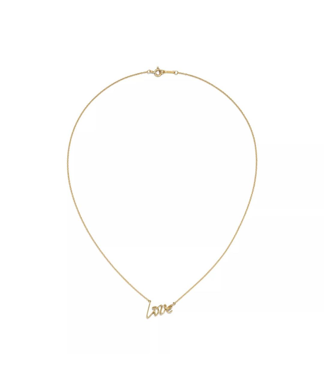 TIFFANY&CO Золотая подвеска из желтого золота, фото 5