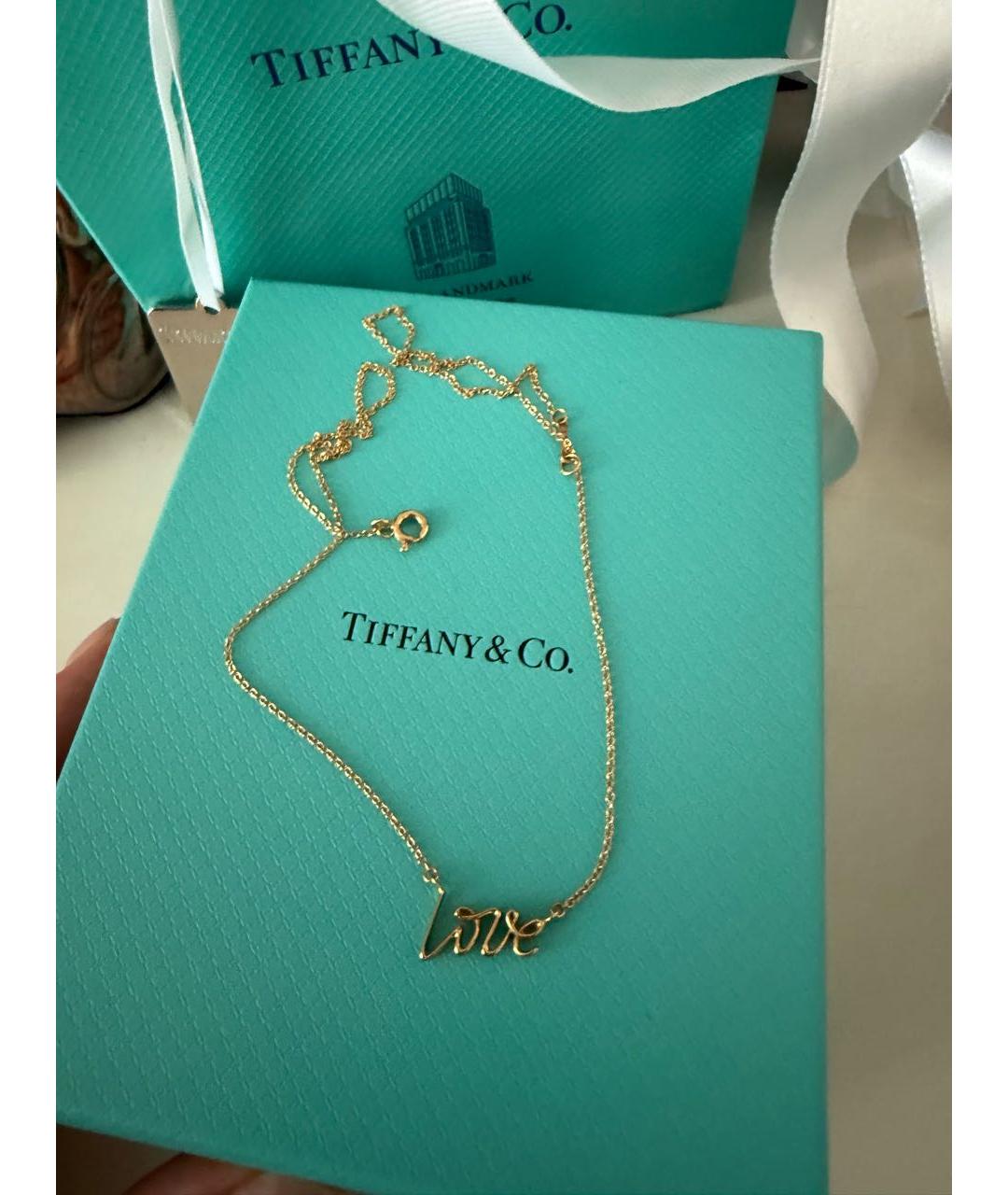 TIFFANY&CO Золотая подвеска из желтого золота, фото 2