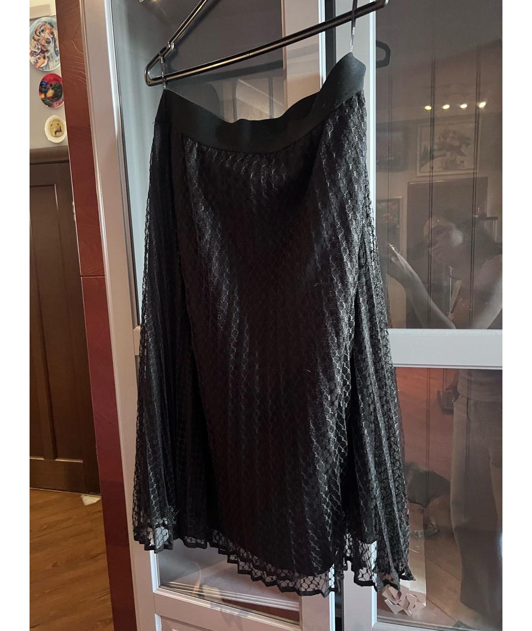 DKNY Черная юбка миди, фото 2