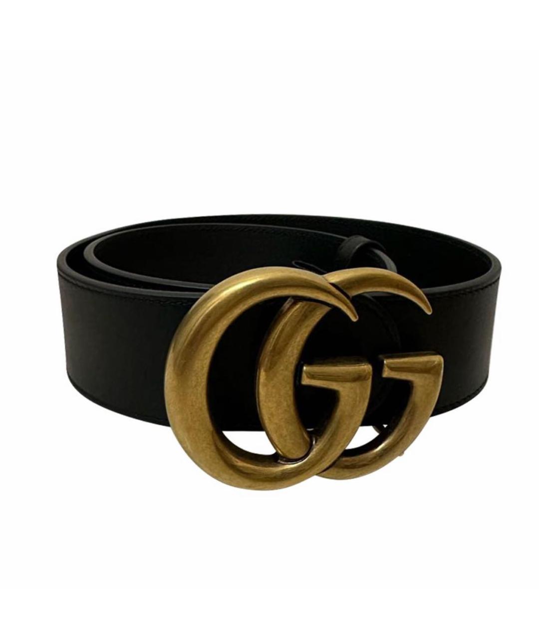 GUCCI Черный ремень, фото 3